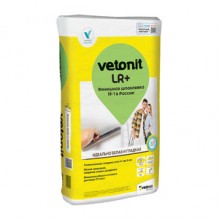 Шпаклевка полимерная Vetonit LR+ для сухих помещений белая 20 кг