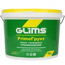 Грунт глубокого проникновения Glims PrimeГрунт с антисептиком 10 кг